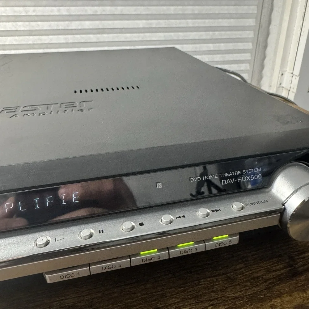Sony DAV-HDX500 5 Disc‎ DVD Changer Home Theatre System  Untested